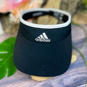 Adidas Sports Visor open clip back Adjustable Tennis Sun Hat Womens